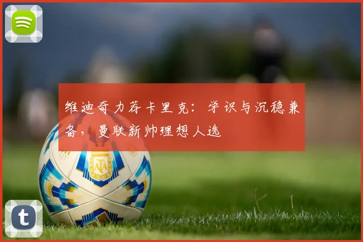 维迪奇力荐卡里克：学识与沉稳兼备，曼联新帅理想人选